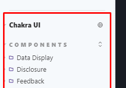 Seção do Chakra no Storybook