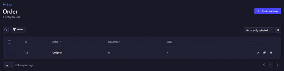 Order Content Type with a order without user